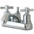 Kingston Brass KS4261ZX 4" Centerset Bathroom Faucet Polished Chrome