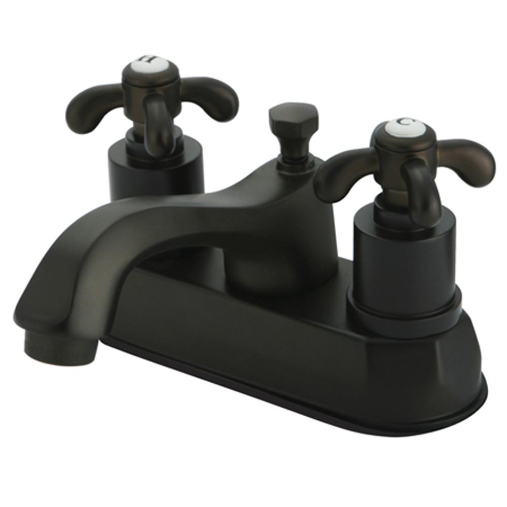 Kingston Oil Rubbed Bronze French Country 4" Center Set Bathroom Faucet KS4265TX