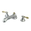 Kingston Chrome/Polished Brass Metropolitan Roman Tub Filler Faucet KS4304AL
