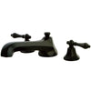Oil Rubbed Bronze Metropolitan Two Handle Roman Tub Filler Faucet KS4305AL