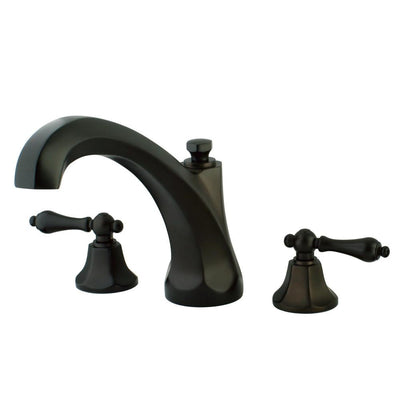 Oil Rubbed Bronze Metropolitan 2 Handle Roman Tub Filler Faucet KS4325AL