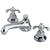 Kingston Brass Chrome French Country Widespread Bathroom Faucet KS4461TX