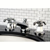Kingston Brass Chrome French Country Widespread Bathroom Faucet KS4461TX