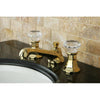 Kingston Polished Brass 2 Handle Widespread Bathroom Faucet w Pop-up KS4462WCL