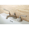 Kingston Silver Sage Satin Nickel Widespread Bathroom Lavatory Faucet KS4468ZL