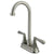 Kingston Satin Nickel Two Handle 4" Centerset Bar Prep Sink Faucet KS4498HL