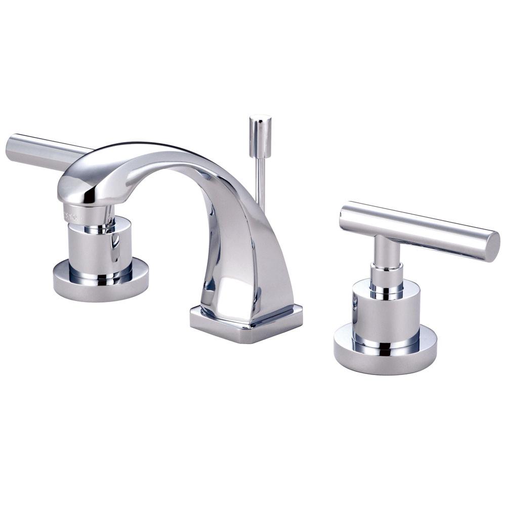 Kingston Brass Chrome Manhattan mini widespread Bathroom faucet KS4941CML