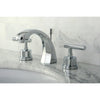 Kingston Brass Chrome Manhattan 8" widespread Bathroom faucet KS4981CML