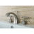 Kingston Brass Satin Nickel Manhattan 8" widespread Bathroom faucet KS4988CML