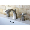 Kingston Brass KS4988ZX Widespread Bathroom Faucet Satin Nickel
