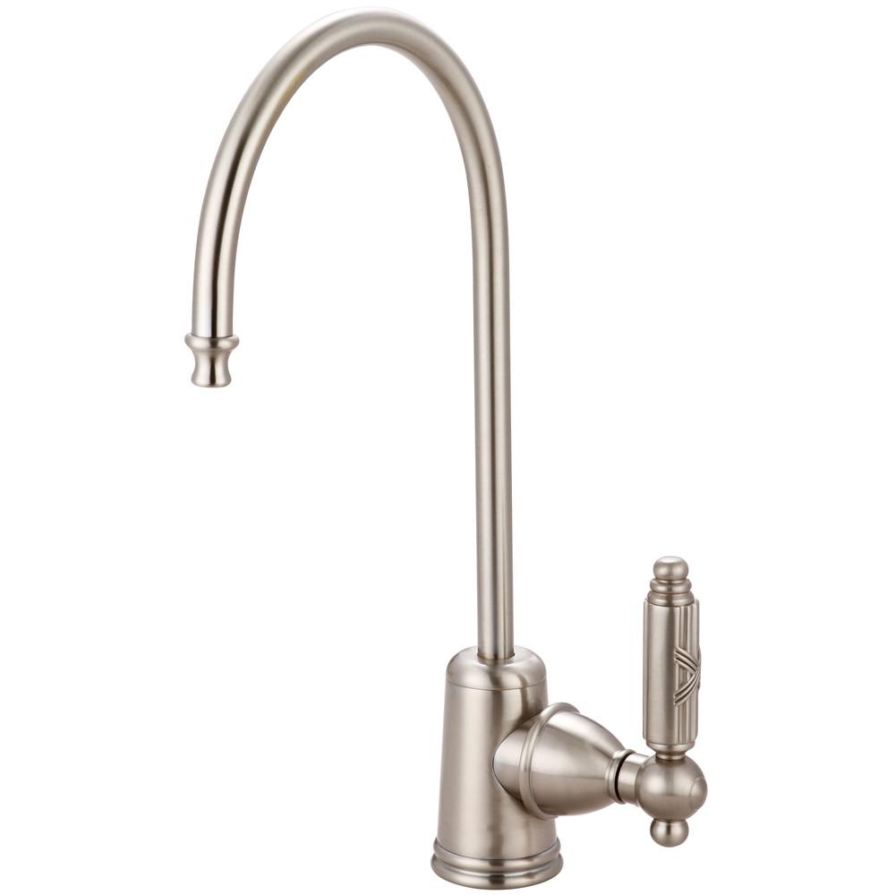 Kingston Brass Satin Nickel Georgian kitchen water filtration faucet KS7198GL