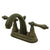 Kingston Oil Rubbed Bronze 2 Handle 4" Centerset Bathroom Faucet KS7615AL