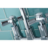 Kingston Brass KS8071ZX 4" Centerset Bathroom Faucet Polished Chrome
