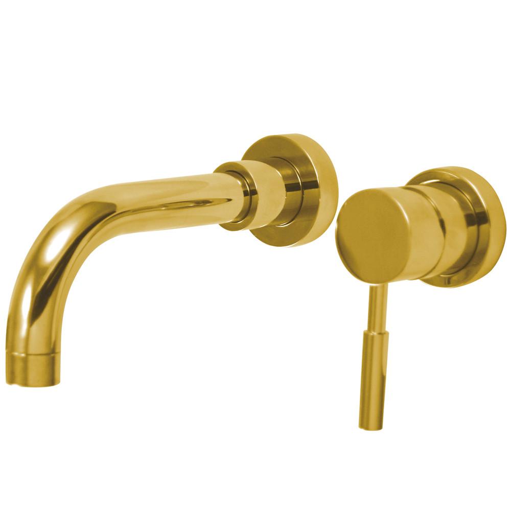 Kingston Concord Polished Brass 1 Hdl Wall-Mount Vessel Sink Faucet KS8112DL