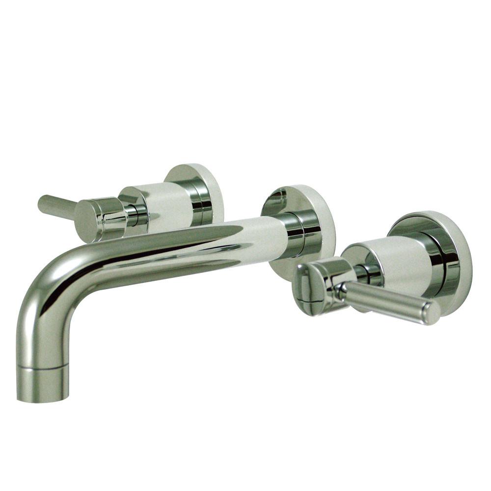 Kingston Brass Concord Chrome Two Handle Wall-Mount Vessel Sink Faucet KS8121DL