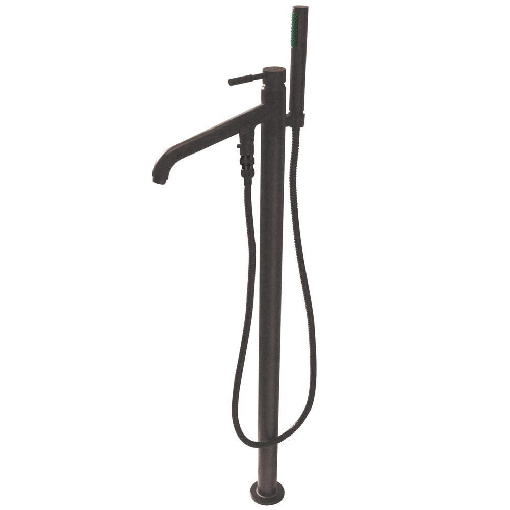 Concord Oil Rubbed Bronze Pillar Roman tub filler faucet w/Hand Shower KS8135DL