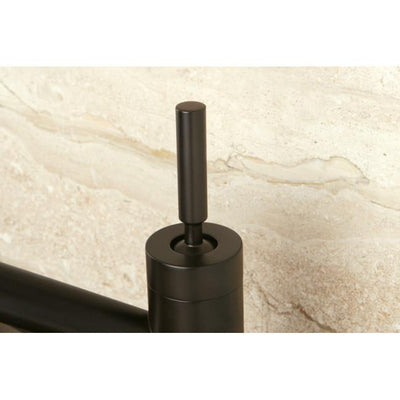 Oil Rubbed Bronze Single Handle Vessel Sink Faucet w/out Pop-up & Plate KS8215DL