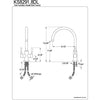 Kingston Brass Concord Satin Nickel Two Handle Vessel Sink Faucet KS8298DL