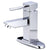 Kingston Concord Chrome Single Handle Bathroom Faucet w/ Cover Plate KS8441DL