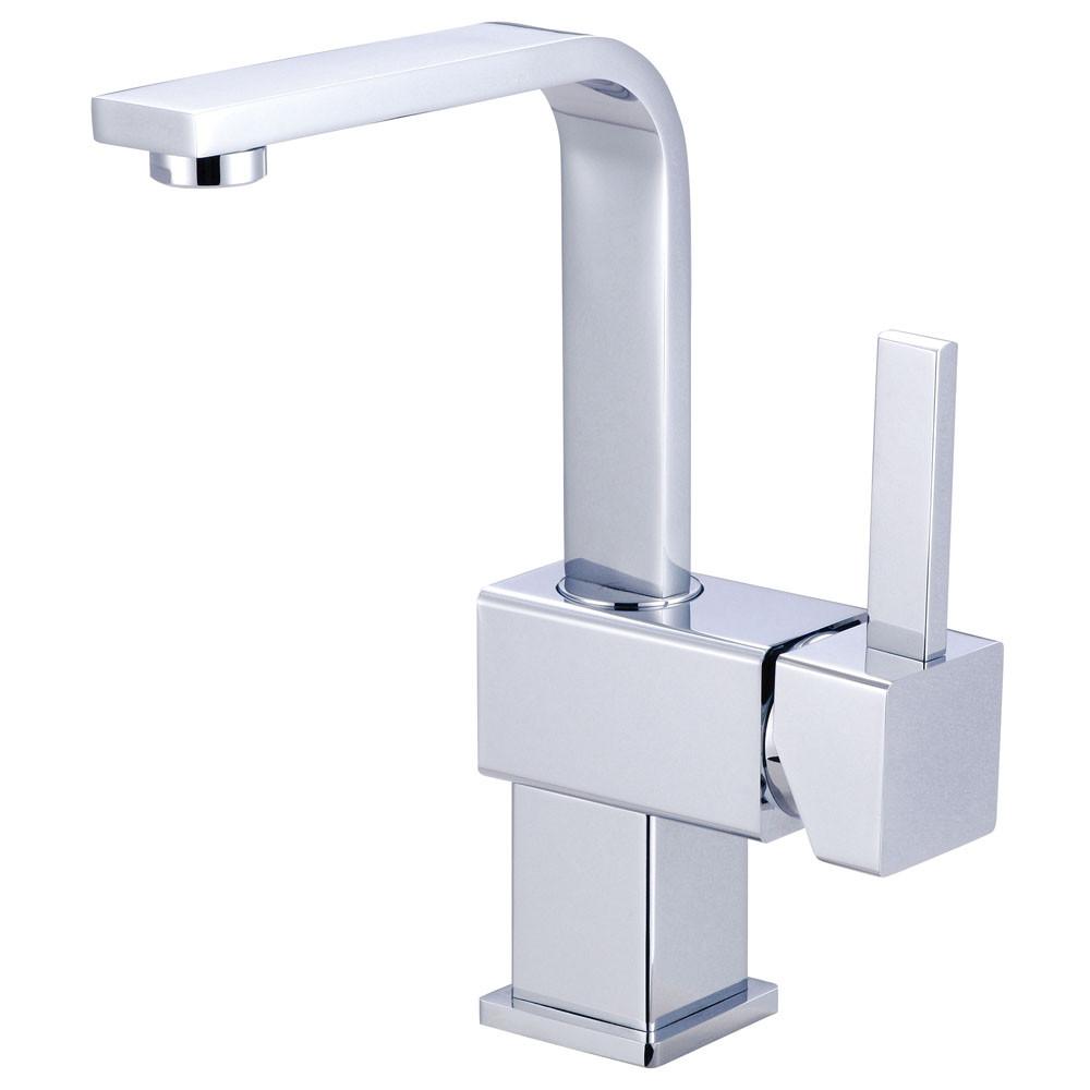 Claremont Chrome Single Handle Bathroom Faucet with Push Up Drain KS8461CL