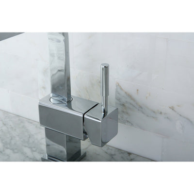 Kingston Concord Chrome Single Handle Bathroom Faucet w/ Push-up Drain KS8461DL