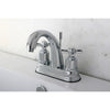 Kingston Brass KS8611ZX 4" Centerset Bathroom Faucet Polished Chrome