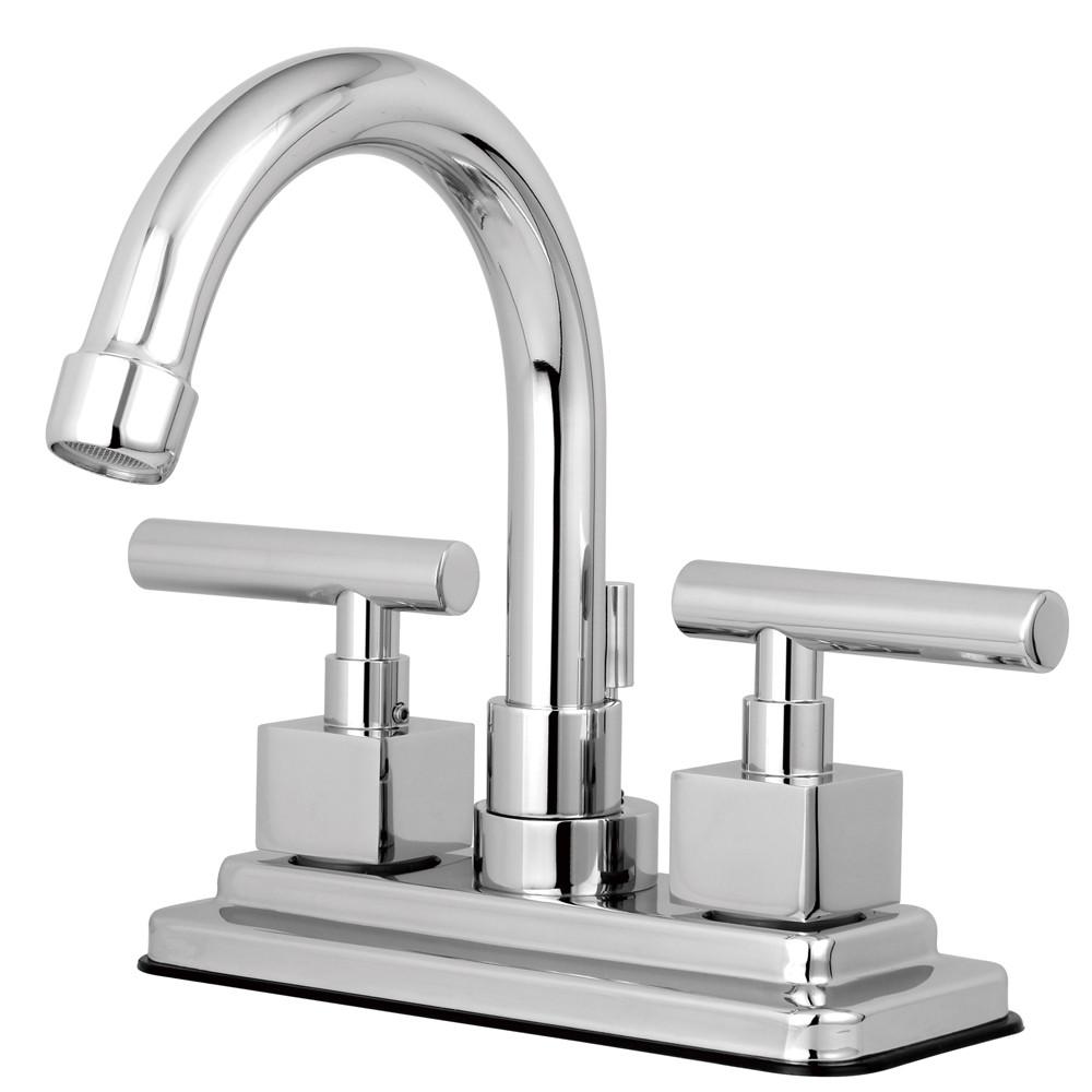 Kingston Brass Claremont Chrome Two handle Centerset Bathroom Faucet KS8661CQL