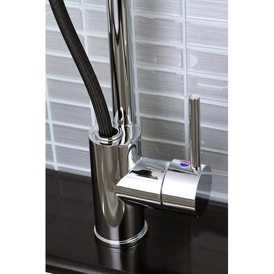 Kingston Brass Concord Chrome Single Handle Kitchen Faucet KS8981DKL