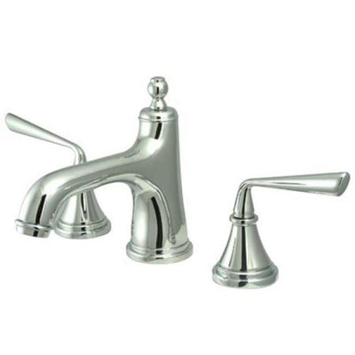 Kingston Brass Silver Sage Chrome Widespread Bathroom Lavatory Faucet KS9961ZL