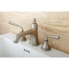 Kingston Silver Sage Satin Nickel Widespread Bathroom Lavatory Faucet KS9968ZL