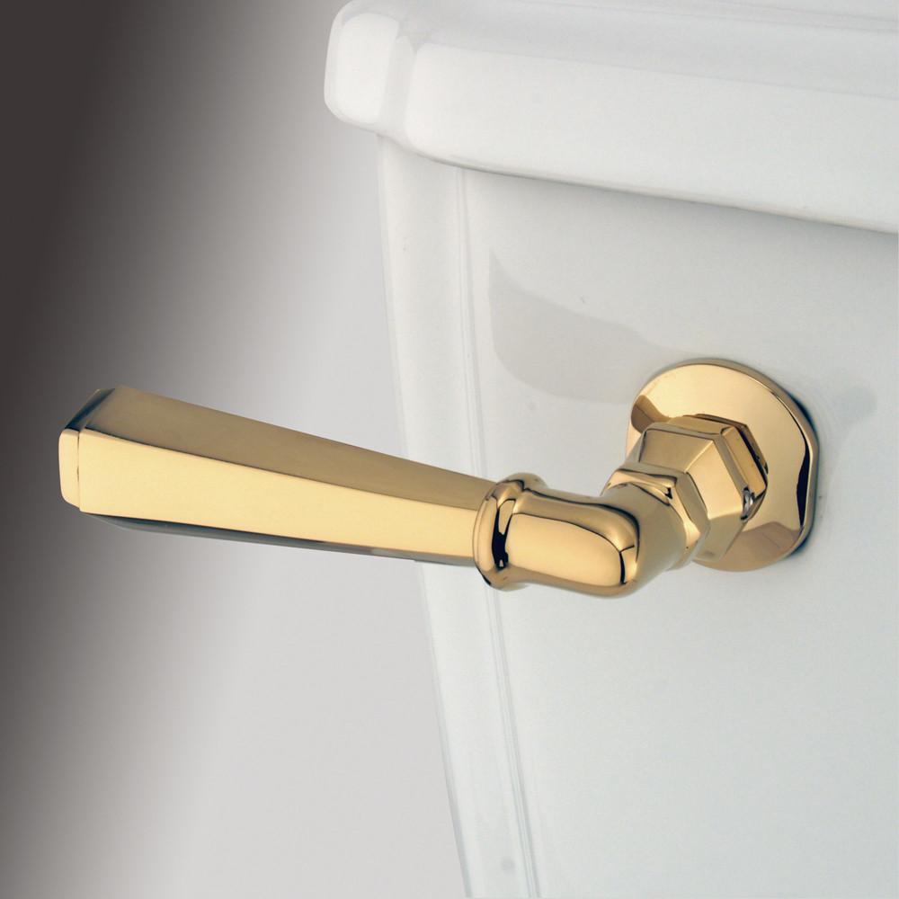 Kingston Brass Polished Brass Metropolitan Toilet Tank Flush Handle Lever KTHL2