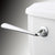 Kingston Silver Sage Chrome Decorative Toilet Tank Flush Handle Lever KTZL1