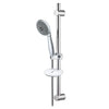 Kingston Chrome Shower Combo w Sliding Bar & Hand Shower Head Faucet KX2522SBB