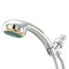 Chrome / Polished Brass 6 Function Hand Shower w Stainless Steel Hose KX2654B