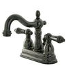 Kingston Water Onyx Black Nickel finish Centerset Bathroom Sink Faucet NB1600AL