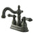 Kingston Water Onyx Black Nickel finish Centerset Bathroom Sink Faucet NB1600AL