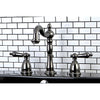 Kingston Water Onyx Black Nickel finish Widespread Bathroom Sink Faucet NB1970AL