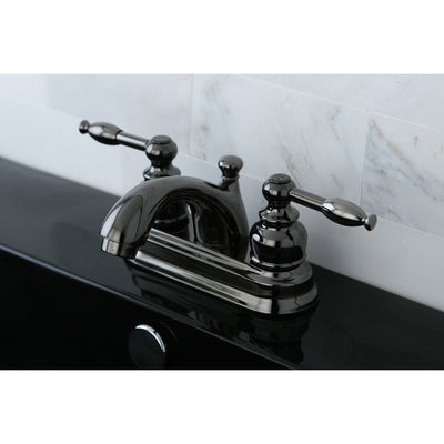 Kingston Water Onyx Black Nickel finish Centerset Bathroom Sink Faucet NB2600KL
