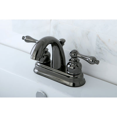 Kingston Water Onyx Black Nickel finish Centerset Bathroom Sink Faucet NB5610AL