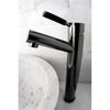 Kingston Water Onyx Black Nickel Single Handle Vessel Sink Faucet NS8410DKL