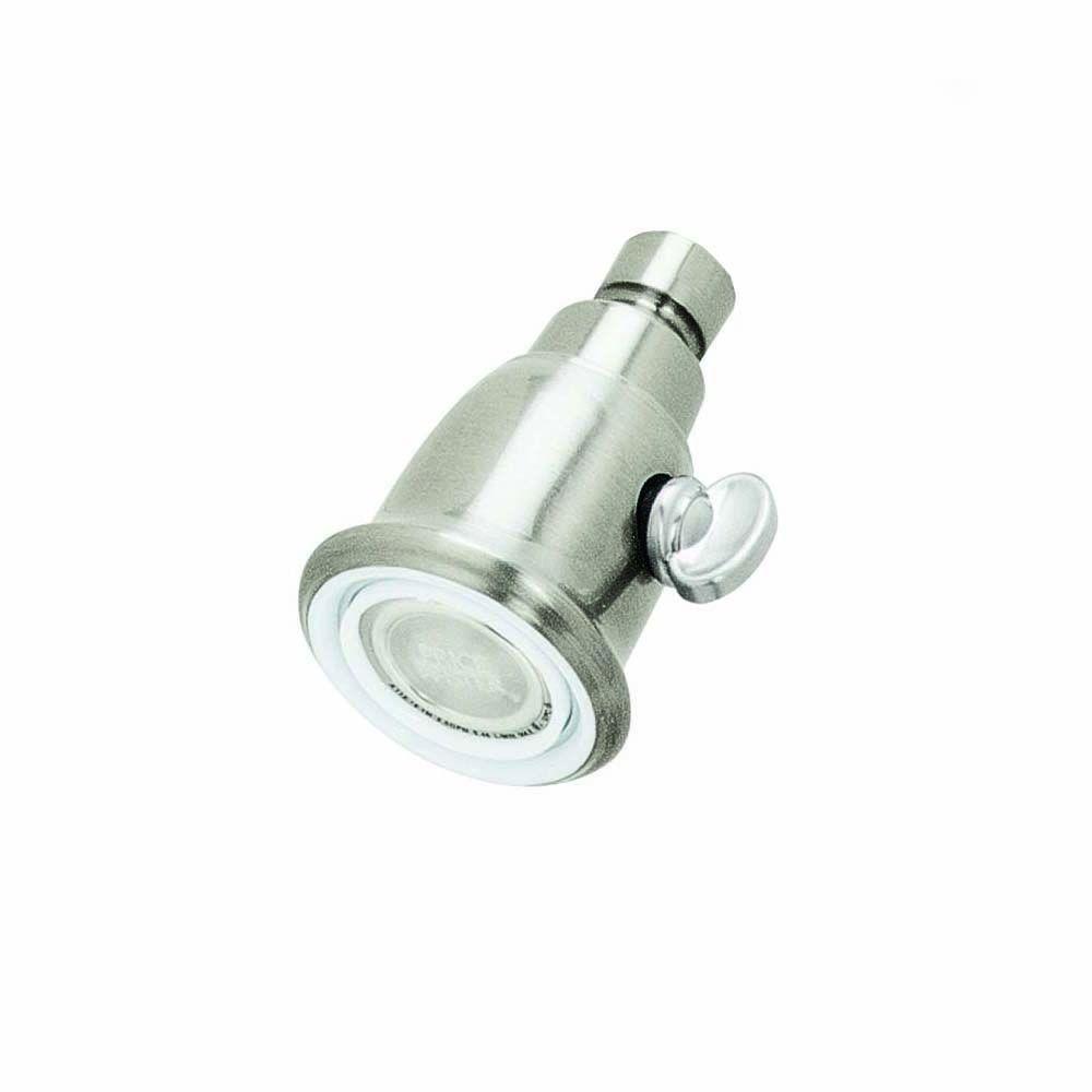 Price Pfister 15 Series 2-Spray Bell Showerhead in Brushed Nickel 442941