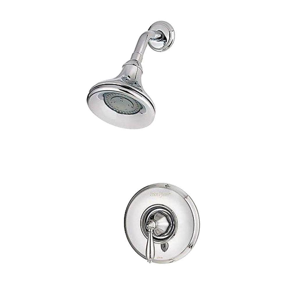 Price Pfister Portola 1-Handle Shower Faucet Trim Kit in Polished Chrome (Valve Not Included) 461039