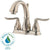 Price Pfister Sedona 4 inch Centerset 2-Handle Bathroom Faucet in Brushed Nickel 473283