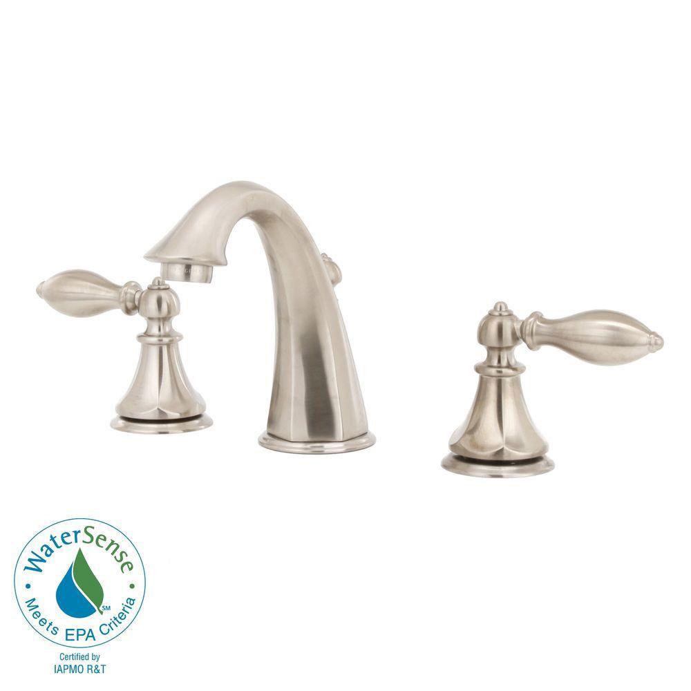 Price Pfister Catalina 8 inch Widespread 2-Handle Bathroom Faucet in Brushed Nickel 475643