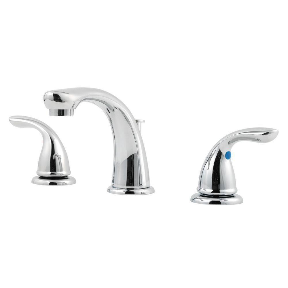 Price Pfister Pfirst Series 8 inch Widespread 2-Handle Bathroom Faucet in Polished Chrome 475730
