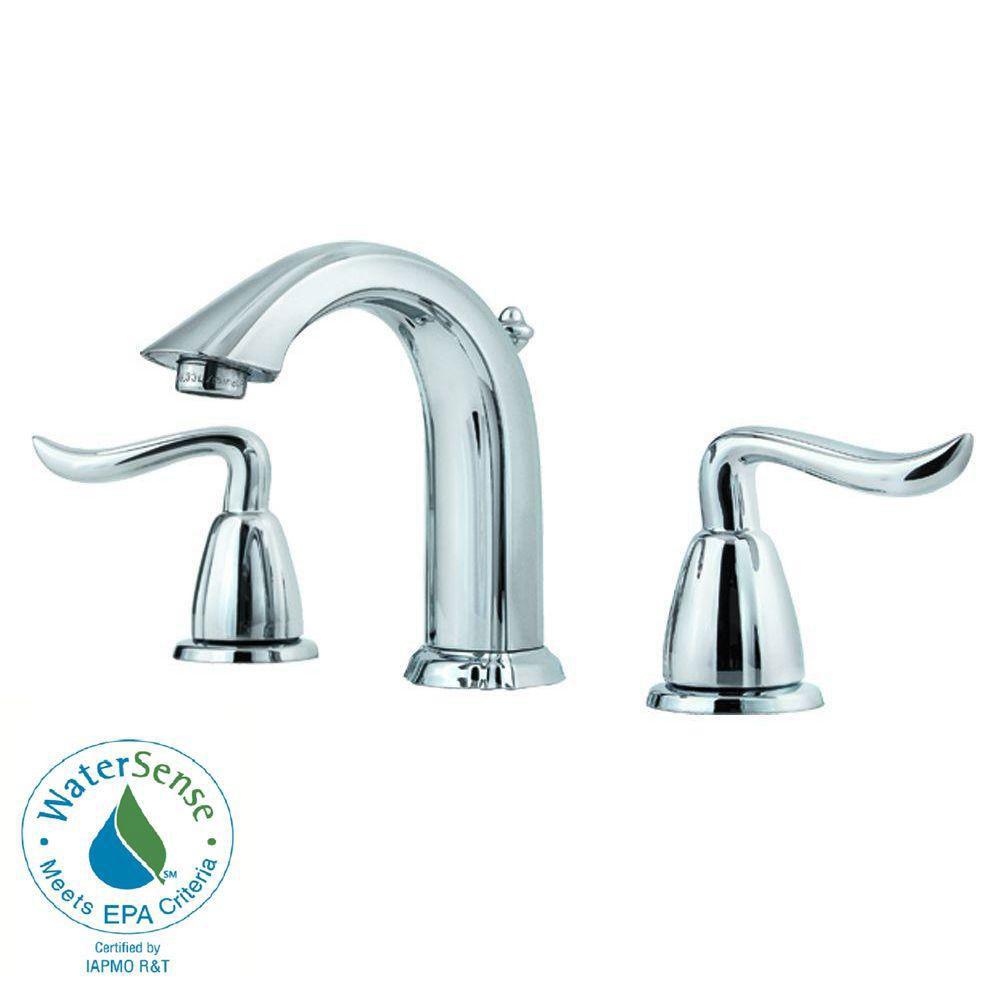 Price Pfister Santiago 8 inch Widespread 2-Handle Bathroom Faucet in Polished Chrome 475819
