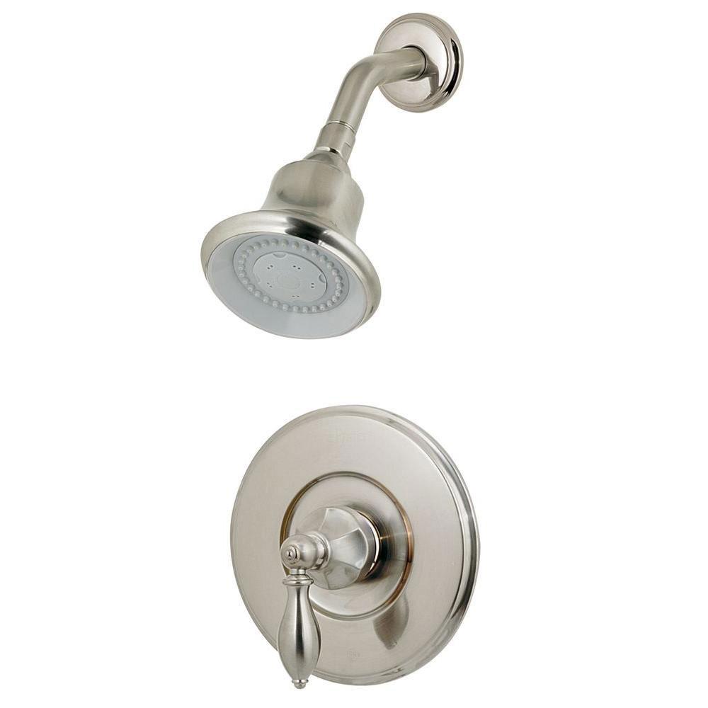 Price Pfister Catalina 1-Handle Shower Faucet Trim Kit in Brushed Nickel (Valve Not Included) 483429