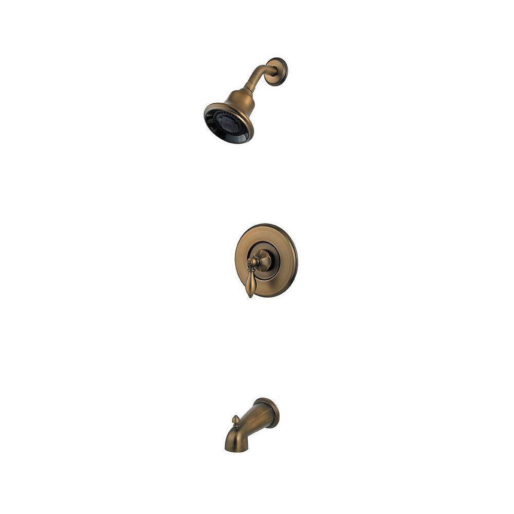 Price Pfister Catalina 1-Handle Tub and Shower Faucet in Velvet Aged Bronze 519634