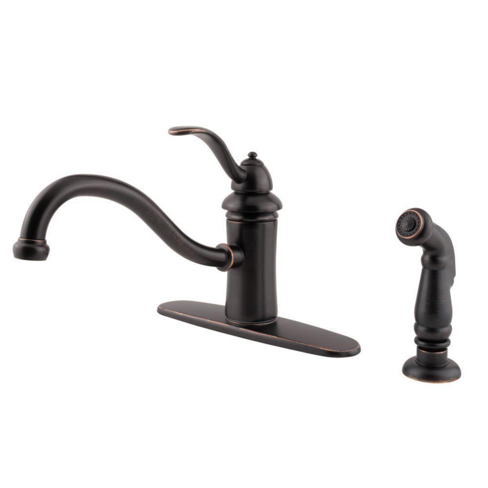 Price Pfister Tuscan Bronze Marielle Single-Handle Kitchen Faucet 519858
