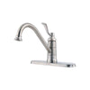 Price Pfister Stainless Steel Finish Portland Single-Handle Kitchen Faucet 519860